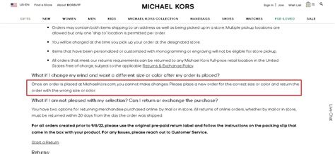 how to cancel michael kors order|michael kors customer service.